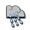 Drizzle. Windy icon